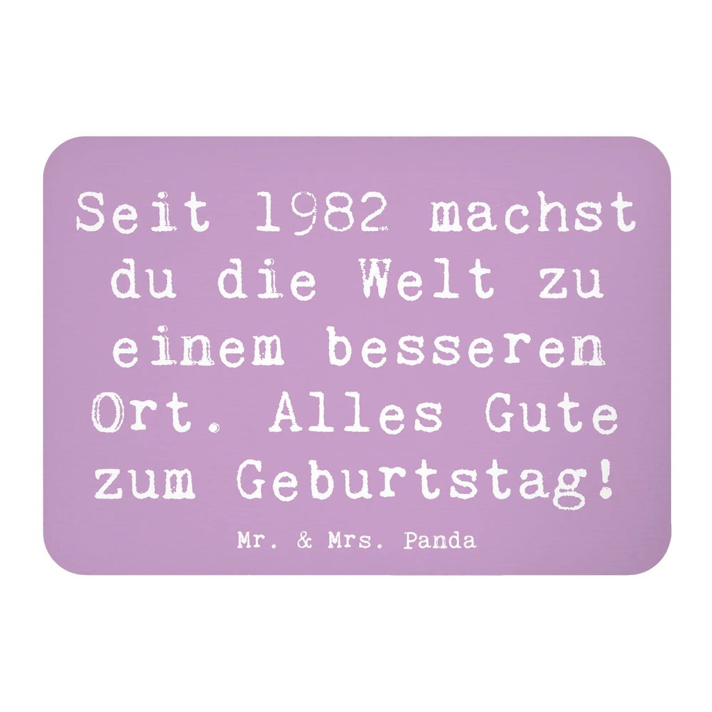 Magnet Saying Seit 1982 machst du die Welt zu einem besseren Ort. Alles Gute zum Geburtstag! Pinnwandmagnet, Notiz Magnet, Kühlschrank Dekoration, Motivmagnete, Souvenir Magnet, Whiteboard Magnet, Dekomagnet, Kühlschrankmagnet, Geburtstag, Geburtstagsgeschenk, Geschenk