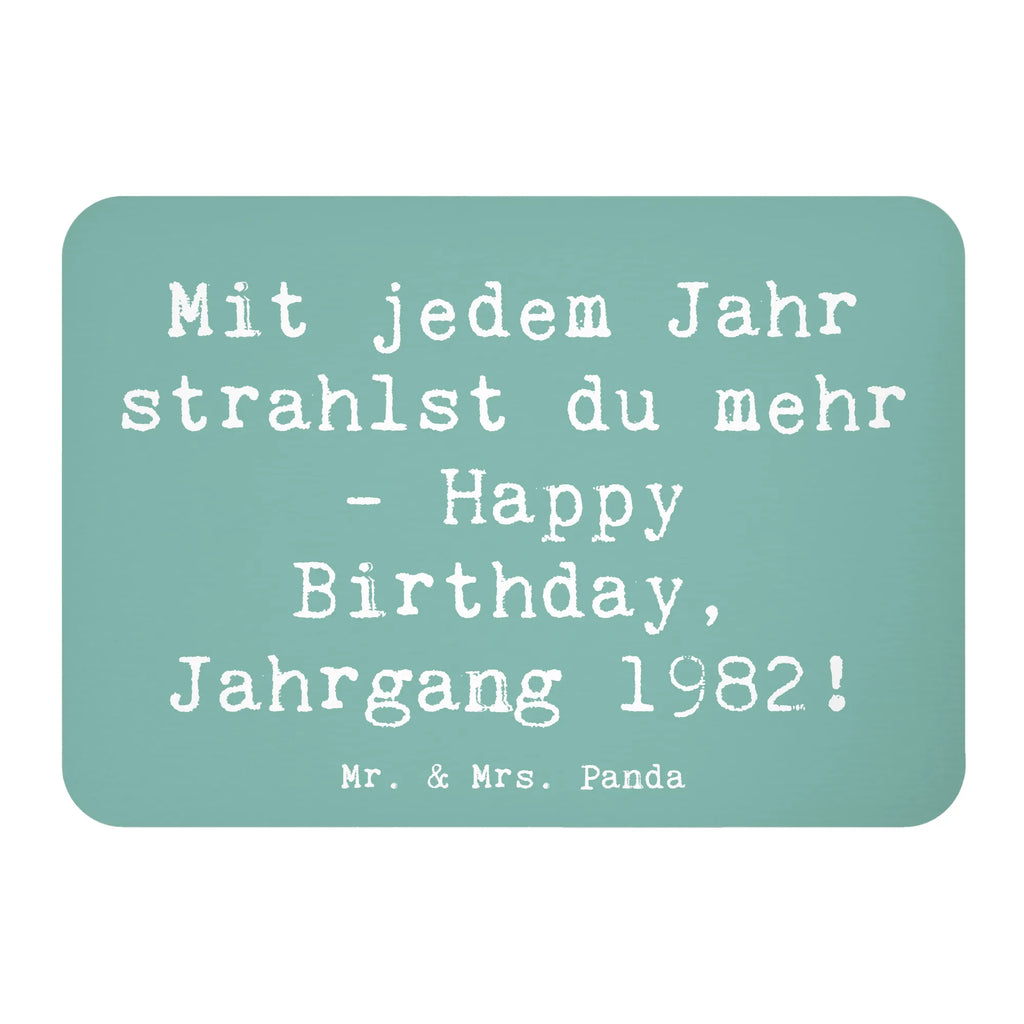 Magnet Saying Mit jedem Jahr strahlst du mehr - Happy Birthday, Jahrgang 1982! Kühlschrankmagnet, Souvenir Magnet, Motivmagnete, Kühlschrank Dekoration, Whiteboard Magnet, Notiz Magnet, Pinnwandmagnet, Dekomagnet, Geburtstag, Geburtstagsgeschenk, Geschenk