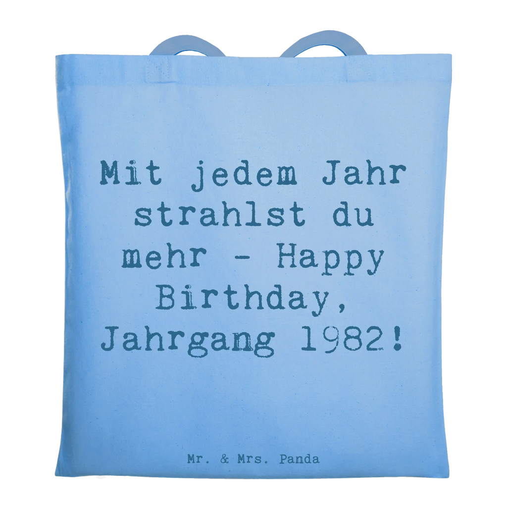 Tragetasche Spruch 1982 Geburtstag Glanz Shopper, Einkaufstasche, Tasche, Umhängetasche, Beutel, Stoffbeutel, Einkaufstüte, Jutetasche, Beuteltasche, Jutebeutel, Stofftasche, Schultertasche, Tragetasche, Strandtasche, Laptoptasche, Badetasche, Geburtstag, Geburtstagsgeschenk, Geschenk