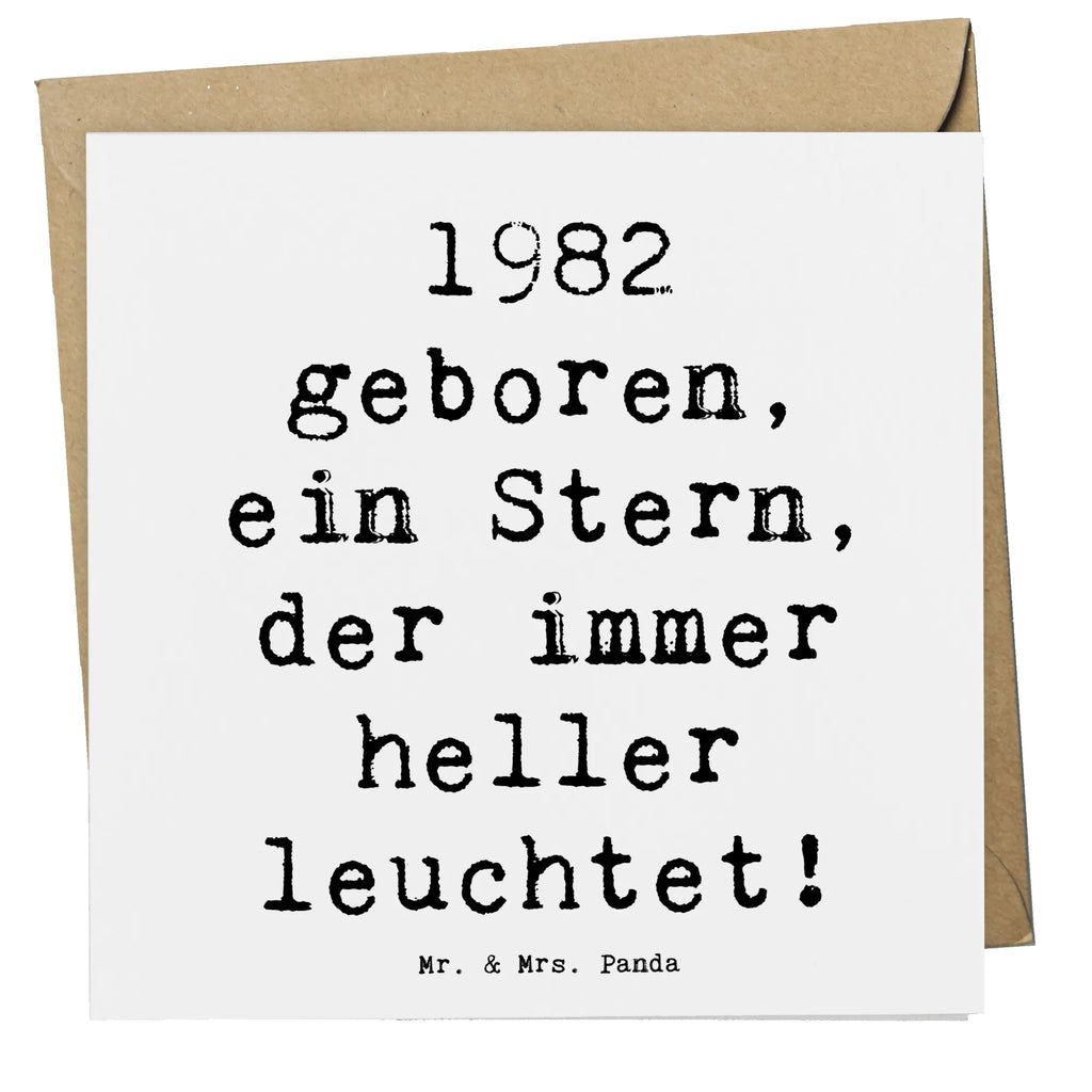 Deluxe Karte Spruch 1982 Geburtstag Stern Karte, Grußkarte, Klappkarte, Einladungskarte, Glückwunschkarte, Hochzeitskarte, Geburtstagskarte, Hochwertige Grußkarte, Hochwertige Klappkarte, Geburtstag, Geburtstagsgeschenk, Geschenk
