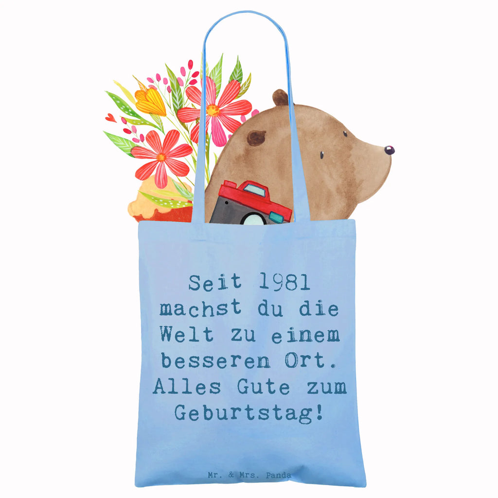 Tragetasche Spruch 1981 Geburtstag Beuteltasche, Beutel, Einkaufstasche, Jutebeutel, Stoffbeutel, Tasche, Shopper, Umhängetasche, Strandtasche, Schultertasche, Stofftasche, Tragetasche, Badetasche, Jutetasche, Einkaufstüte, Laptoptasche, Geburtstag, Geburtstagsgeschenk, Geschenk