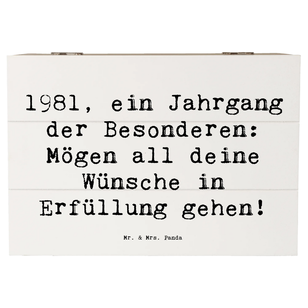 Holzkiste Spruch 1981 Geburtstag Holzkiste, Dekokiste, Erinnerungsbox, Geschenkbox, Truhe, Schatzkiste, Erinnerungskiste, Geschenkdose, Schatulle, Aufbewahrungsbox, XXL, Kiste, Geburtstag, Geburtstagsgeschenk, Geschenk