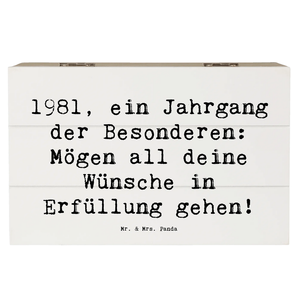 Holzkiste Spruch 1981 Geburtstag Holzkiste, Dekokiste, Erinnerungsbox, Geschenkbox, Truhe, Schatzkiste, Erinnerungskiste, Geschenkdose, Schatulle, Aufbewahrungsbox, XXL, Kiste, Geburtstag, Geburtstagsgeschenk, Geschenk