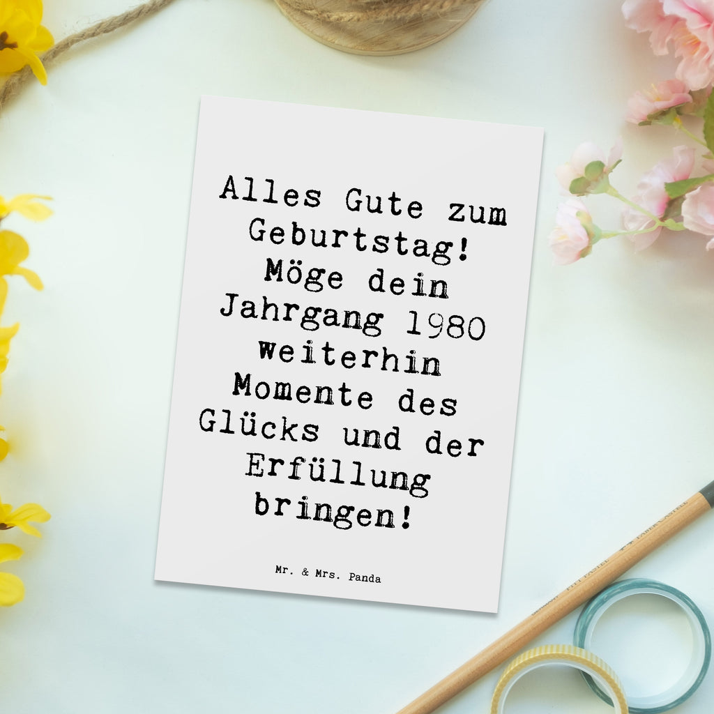 Postkarte Spruch 1980 Geburtstag Postkarte, Grußkarte, Geburtstagskarte, Dankeskarte, Ansichtskarten, Karte, Ansichtskarte, Einladungskarte, Einladungskarten Geburtstag, Geschenkkarte, Einladung, Einladung Geburtstag, Geburtstag, Geburtstagsgeschenk, Geschenk