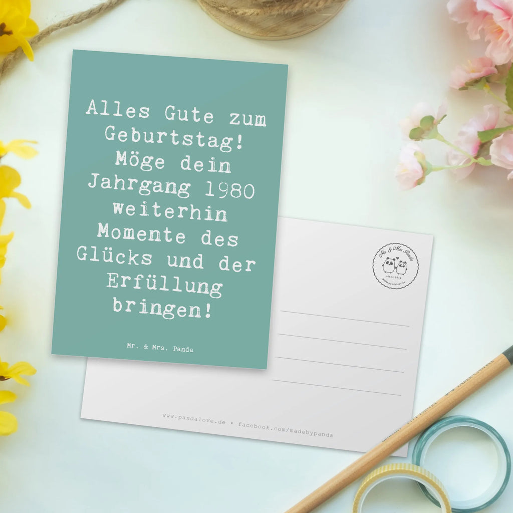 Postkarte Spruch 1980 Geburtstag Postkarte, Grußkarte, Geburtstagskarte, Dankeskarte, Ansichtskarten, Karte, Ansichtskarte, Einladungskarte, Einladungskarten Geburtstag, Geschenkkarte, Einladung, Einladung Geburtstag, Geburtstag, Geburtstagsgeschenk, Geschenk