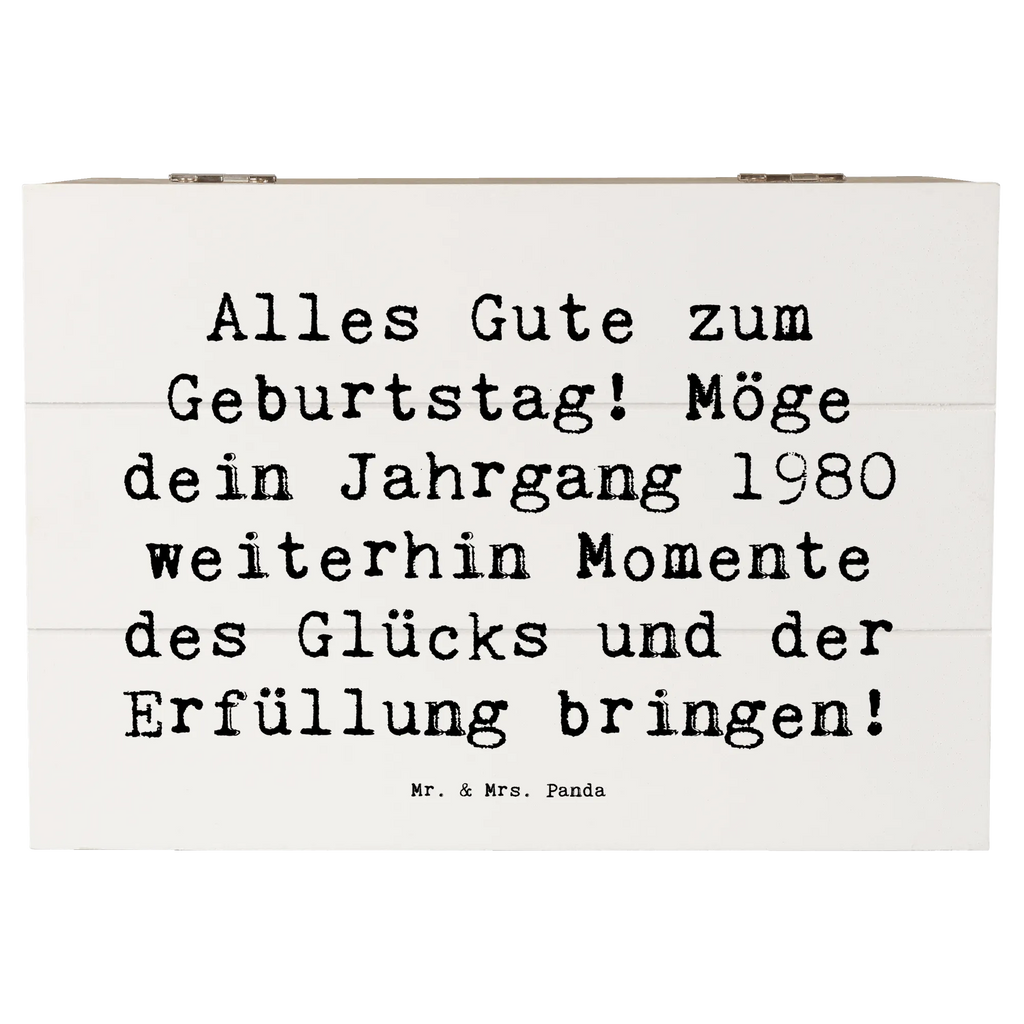 Holzkiste Spruch 1980 Geburtstag Kiste, Aufbewahrungsbox, Erinnerungskiste, Erinnerungsbox, Geschenkdose, Schatulle, Geschenkbox, Schatzkiste, Holzkiste, XXL, Truhe, Dekokiste, Geburtstag, Geburtstagsgeschenk, Geschenk