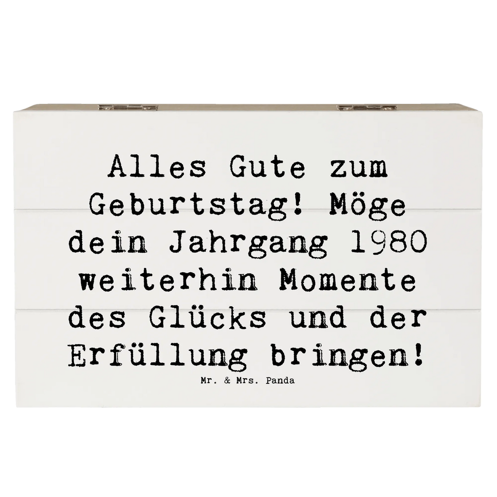 Holzkiste Spruch 1980 Geburtstag Kiste, Aufbewahrungsbox, Erinnerungskiste, Erinnerungsbox, Geschenkdose, Schatulle, Geschenkbox, Schatzkiste, Holzkiste, XXL, Truhe, Dekokiste, Geburtstag, Geburtstagsgeschenk, Geschenk