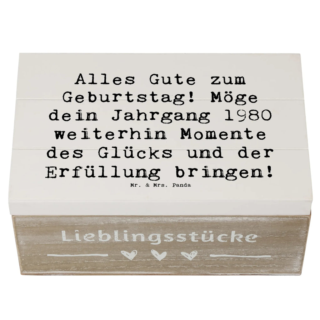 Holzkiste Spruch 1980 Geburtstag Kiste, Aufbewahrungsbox, Erinnerungskiste, Erinnerungsbox, Geschenkdose, Schatulle, Geschenkbox, Schatzkiste, Holzkiste, XXL, Truhe, Dekokiste, Geburtstag, Geburtstagsgeschenk, Geschenk