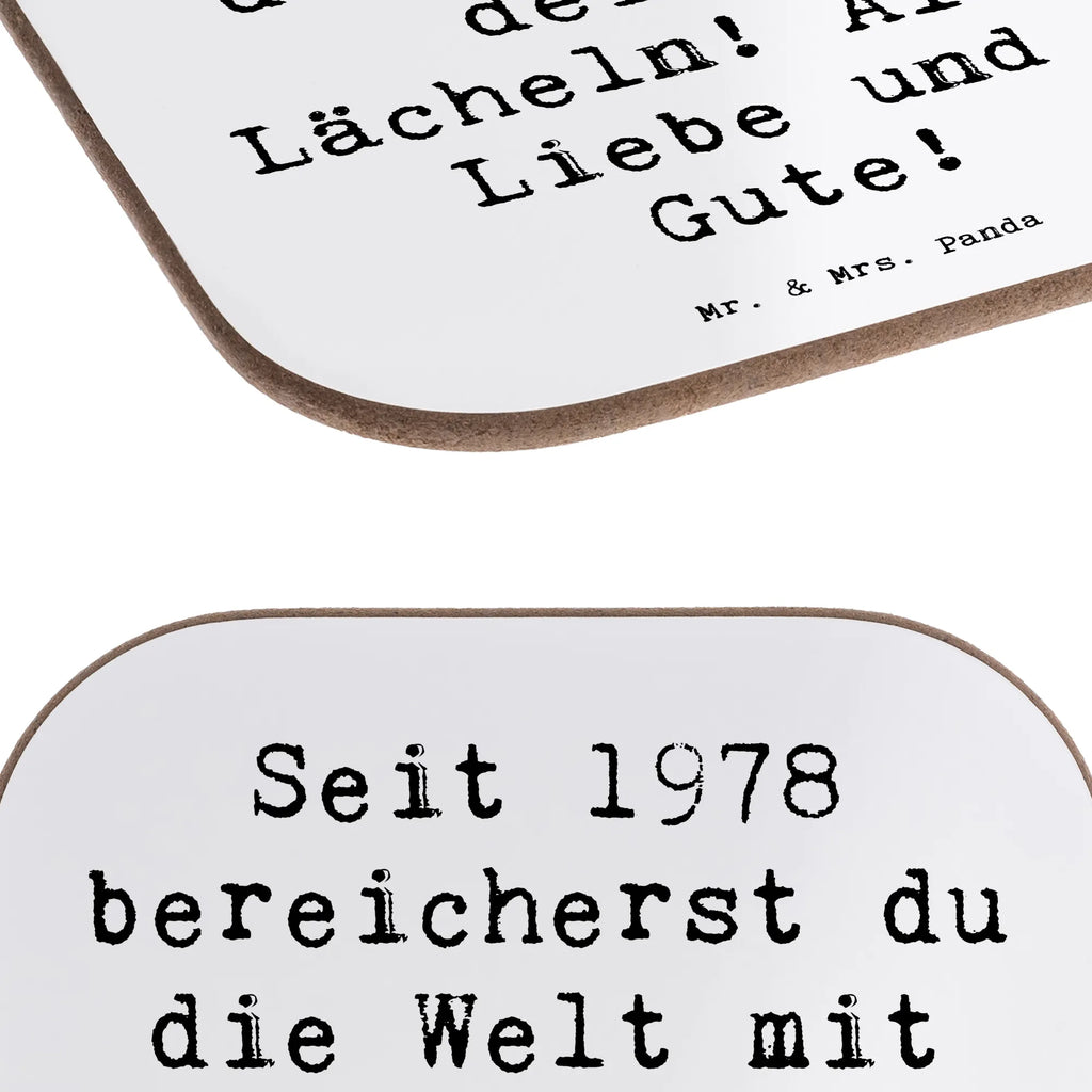 Square coaster Saying Seit 1978 bereicherst du die Welt mit deinem Lächeln! Alles Liebe und Gute! Glasuntersetzer, Getränkeuntersetzer, Tassen Untersetzer, Untersetzer Gläser, Bierdeckel, Korkuntersetzer, Untersetzer Holz, Untersetzer aus Holz, Untersetzer für Gläser, Holzuntersetzer, Untersetzer, Untersetzer Design, Geburtstag, Geburtstagsgeschenk, Geschenk