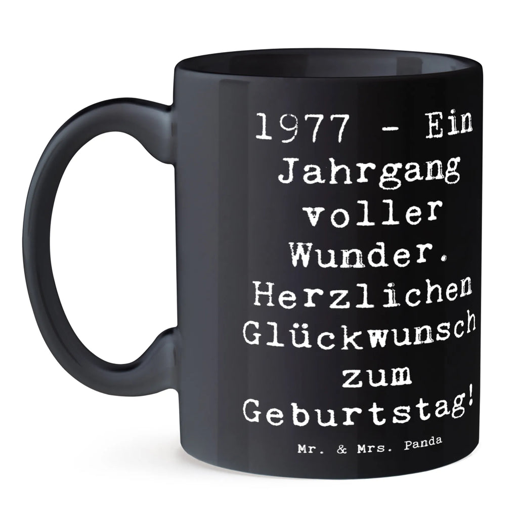 Tasse Spruch 1977 Geburtstag Wunder Tasse, Tasse mit Zitaten, Bürotasse, Geschenktasse, Keramiktasse, Porzellantasse, Kaffeetasse, Teetasse, Tasse mit Motiven, Geburtstag, Geburtstagsgeschenk, Geschenk