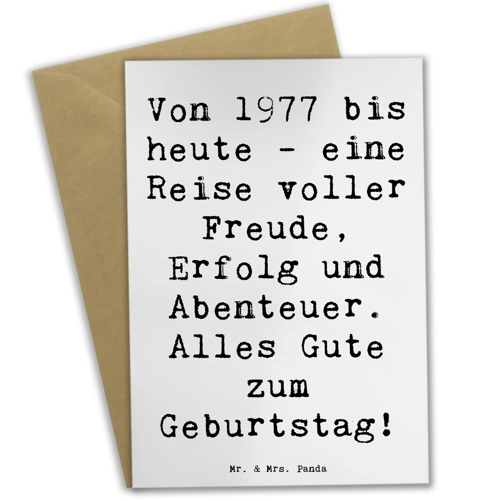 Grußkarte Spruch 1977 Geburtstag Ansichtskarten, Hochzeitskarte, Karte, Klappkarte, Grußkarte, Glückwunschkarte, Geburtstagskarte, Einladungskarte, Geburtstag, Geburtstagsgeschenk, Geschenk