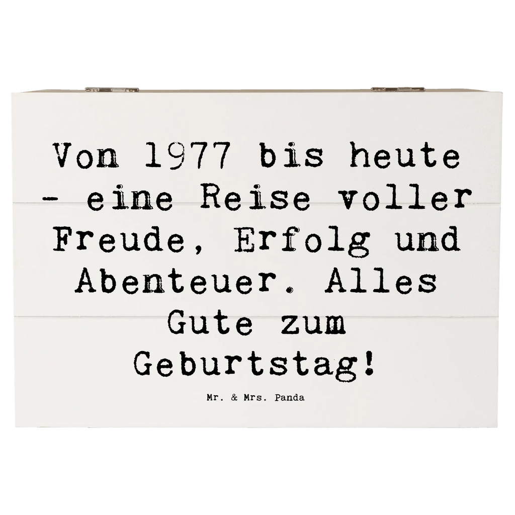 Holzkiste Spruch 1977 Geburtstag Kiste, Holzkiste, Dekokiste, Aufbewahrungsbox, Schatzkiste, XXL, Erinnerungsbox, Truhe, Geschenkdose, Geschenkbox, Schatulle, Erinnerungskiste, Geburtstag, Geburtstagsgeschenk, Geschenk