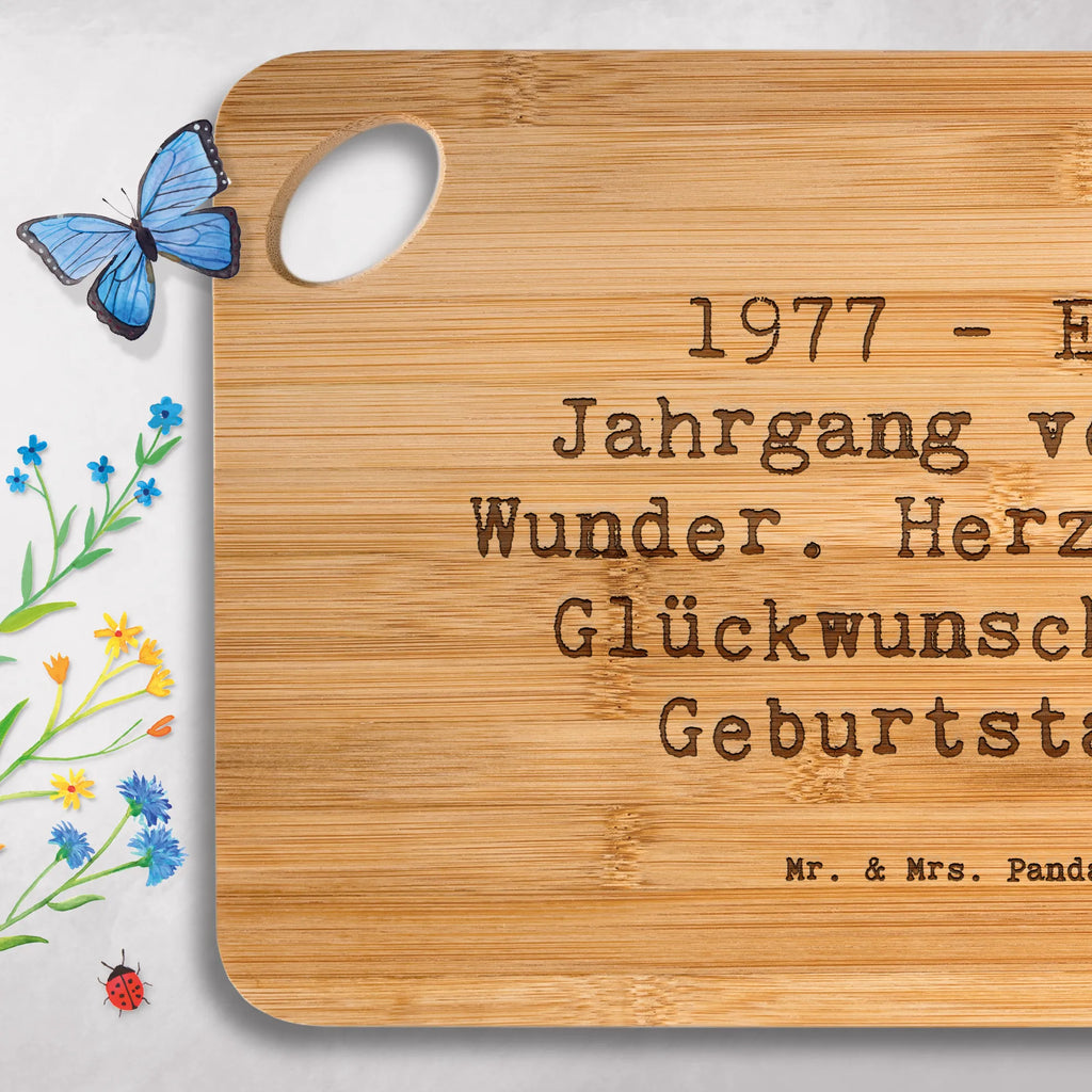 Bamboo chopping board Saying 1977 - Ein Jahrgang voller Wunder. Herzlichen Glückwunsch zum Geburtstag! cutting board, kitchen, engraving, breakfast, dulcimer, bamboo, kitchen board, board, robust, cutting block, nature, breakfast board, carving board, wood, solid, slices, Birthday, celebration, party, birthday party, friends, family, birthday wish, birthday present, birthday cards, 18th birthday, 30th birthday, 40th, 50th, 60th, 70th, 80th, 90th, 90th., gift ideas, gifts for girlfriend, boyfriend, mom, dad, brother, sister, congratulations, funny, sayings, 1 year, money gifts, guest gifts, gifts online, gift basket, special gifts, unusual gifts, extraordinary gifts, gift package, original gifts, gift items, special birthday gifts
