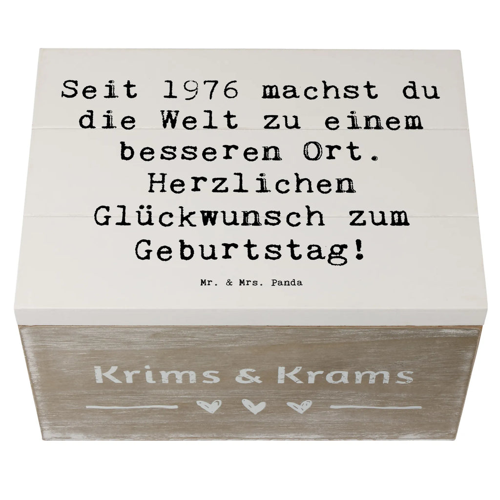 Holzkiste Spruch 1976 Geburtstag Kiste, Geschenkbox, Holzkiste, Schatzkiste, Schatulle, Erinnerungskiste, Aufbewahrungsbox, Erinnerungsbox, Geschenkdose, XXL, Truhe, Dekokiste, Geburtstag, Geburtstagsgeschenk, Geschenk