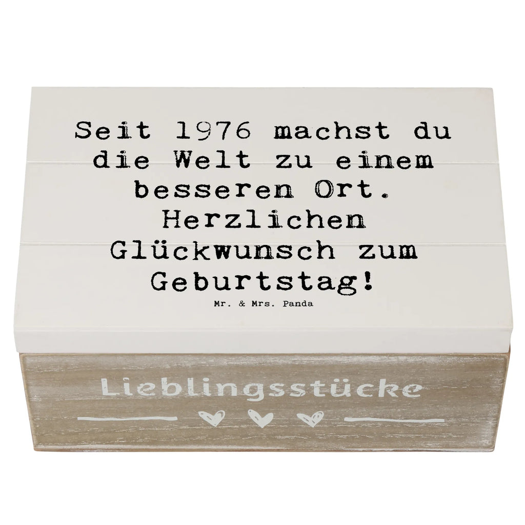 Holzkiste Spruch 1976 Geburtstag Kiste, Geschenkbox, Holzkiste, Schatzkiste, Schatulle, Erinnerungskiste, Aufbewahrungsbox, Erinnerungsbox, Geschenkdose, XXL, Truhe, Dekokiste, Geburtstag, Geburtstagsgeschenk, Geschenk