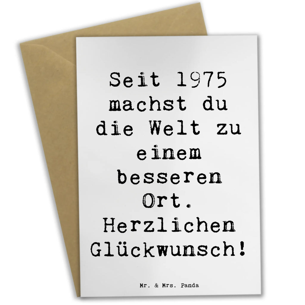 Grußkarte Spruch 1975 Geburtstag Karte, Hochzeitskarte, Klappkarte, Grußkarte, Glückwunschkarte, Ansichtskarten, Einladungskarte, Geburtstagskarte, Geburtstag, Geburtstagsgeschenk, Geschenk
