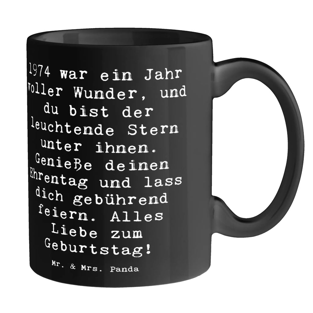 Tasse Spruch 1974 Geburtstag Stern Geschenktasse, Kaffeetasse, Bürotasse, Tasse mit Zitaten, Tasse mit Motiven, Keramiktasse, Porzellantasse, Tasse, Teetasse, Geburtstag, Geburtstagsgeschenk, Geschenk
