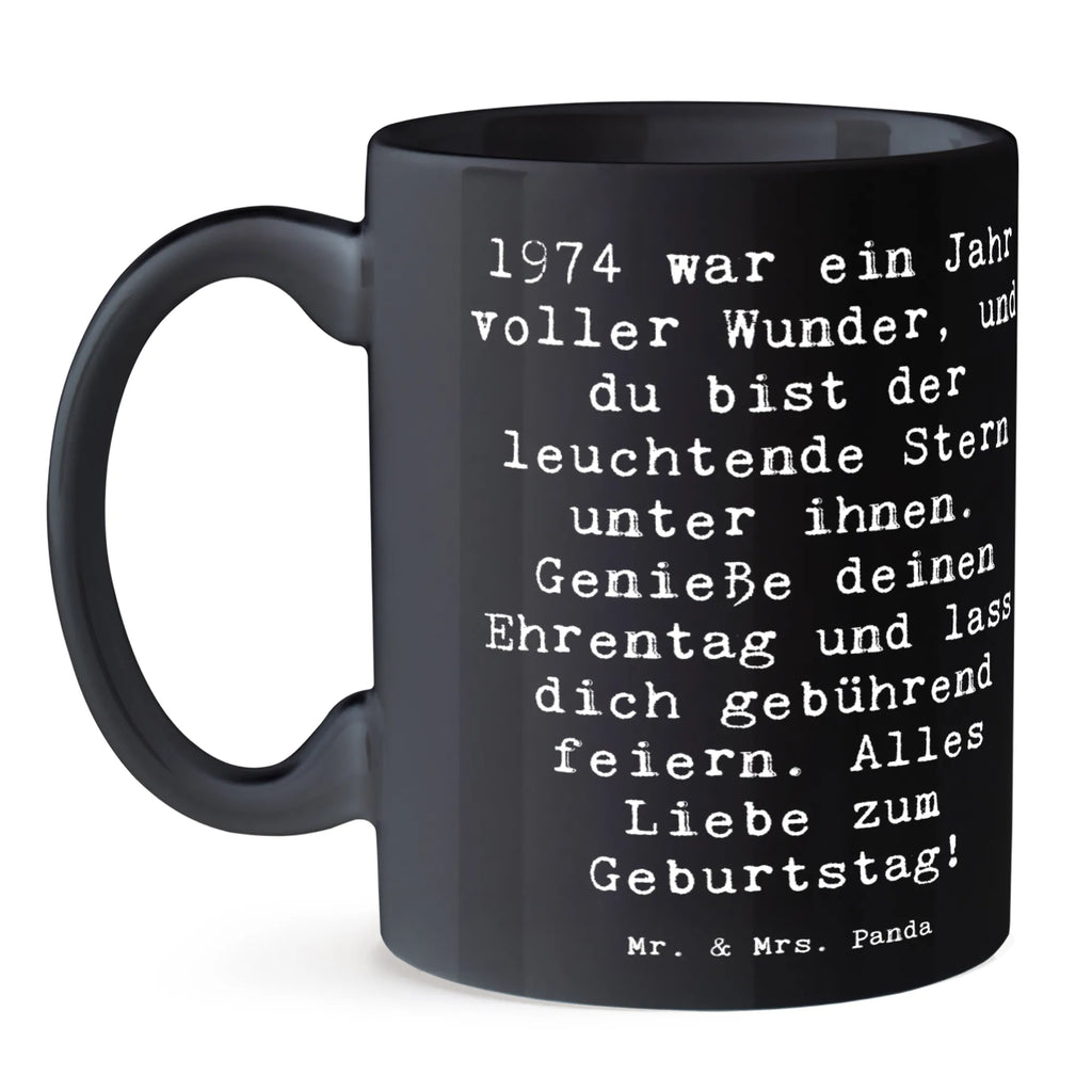 Tasse Spruch 1974 Geburtstag Stern Geschenktasse, Kaffeetasse, Bürotasse, Tasse mit Zitaten, Tasse mit Motiven, Keramiktasse, Porzellantasse, Tasse, Teetasse, Geburtstag, Geburtstagsgeschenk, Geschenk