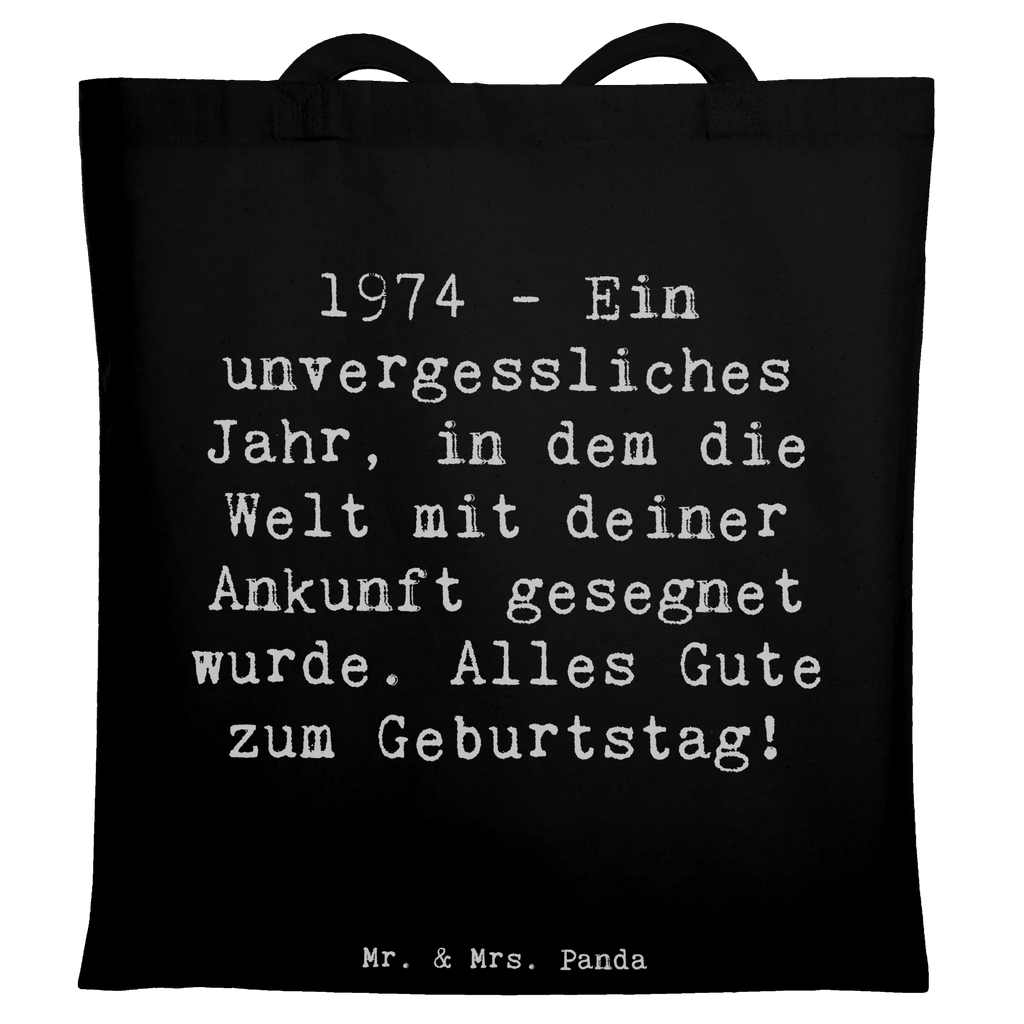 Tragetasche Spruch 1974 Geburtstag Beuteltasche, Beutel, Einkaufstasche, Jutebeutel, Stoffbeutel, Tasche, Shopper, Umhängetasche, Strandtasche, Schultertasche, Stofftasche, Tragetasche, Badetasche, Jutetasche, Einkaufstüte, Laptoptasche, Geburtstag, Geburtstagsgeschenk, Geschenk