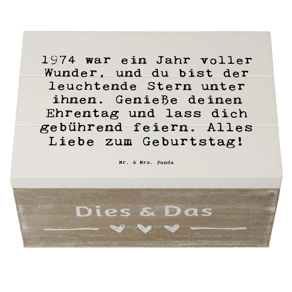 Holzkiste Spruch 1974 Geburtstag Stern Erinnerungsbox, Kiste, Schatulle, XXL, Truhe, Geschenkbox, Erinnerungskiste, Aufbewahrungsbox, Dekokiste, Holzkiste, Schatzkiste, Geschenkdose, Geburtstag, Geburtstagsgeschenk, Geschenk