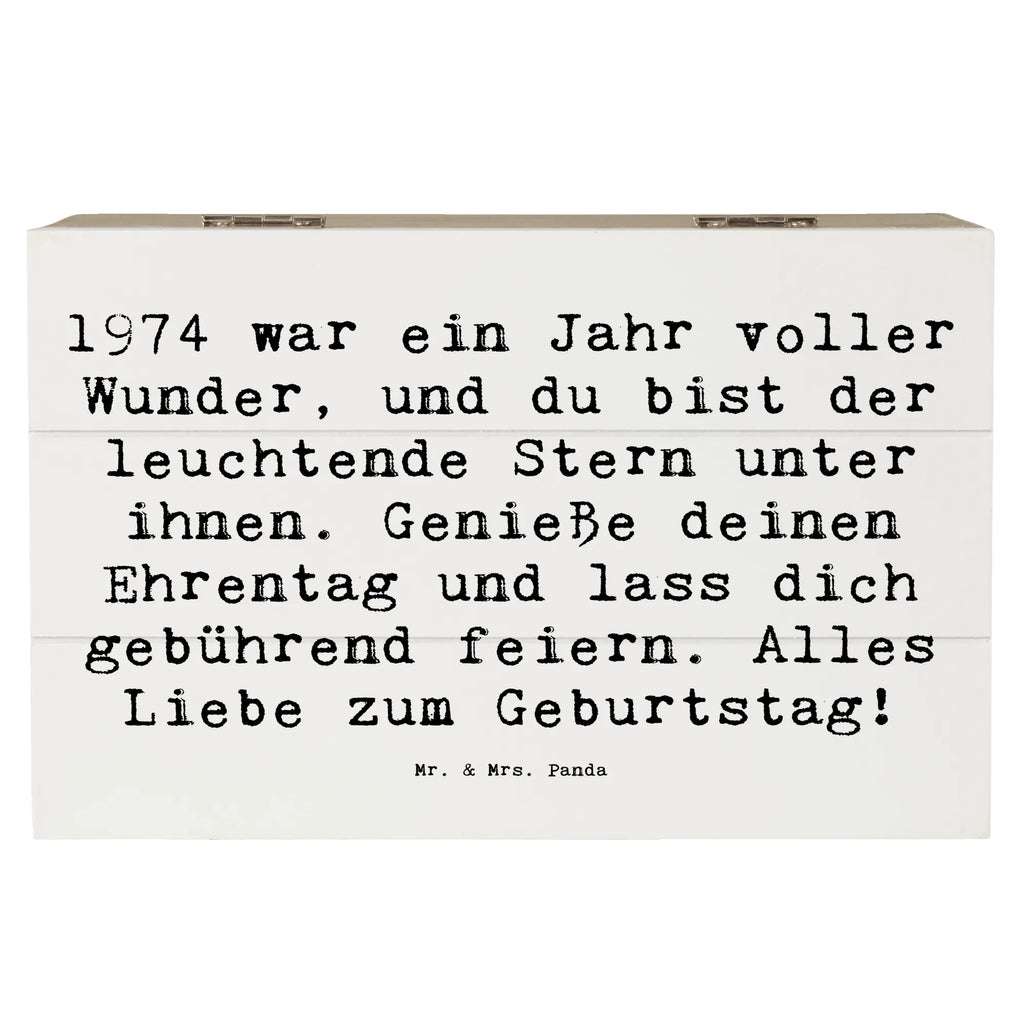 Holzkiste Spruch 1974 Geburtstag Stern Erinnerungsbox, Kiste, Schatulle, XXL, Truhe, Geschenkbox, Erinnerungskiste, Aufbewahrungsbox, Dekokiste, Holzkiste, Schatzkiste, Geschenkdose, Geburtstag, Geburtstagsgeschenk, Geschenk