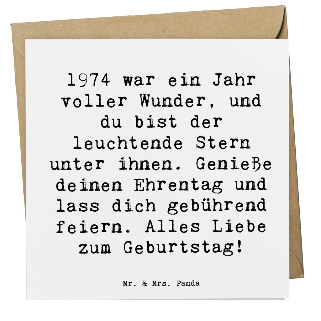 Deluxe Karte Spruch 1974 Geburtstag Stern Grußkarte, Glückwunschkarte, Karte, Geburtstagskarte, Hochwertige Klappkarte, Klappkarte, Hochzeitskarte, Einladungskarte, Hochwertige Grußkarte, Geburtstag, Geburtstagsgeschenk, Geschenk