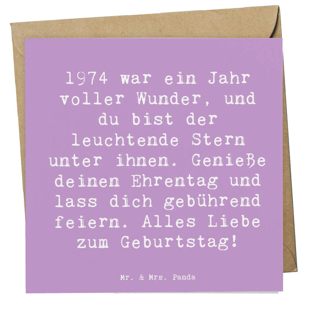 Deluxe Karte Spruch 1974 Geburtstag Stern Grußkarte, Glückwunschkarte, Karte, Geburtstagskarte, Hochwertige Klappkarte, Klappkarte, Hochzeitskarte, Einladungskarte, Hochwertige Grußkarte, Geburtstag, Geburtstagsgeschenk, Geschenk