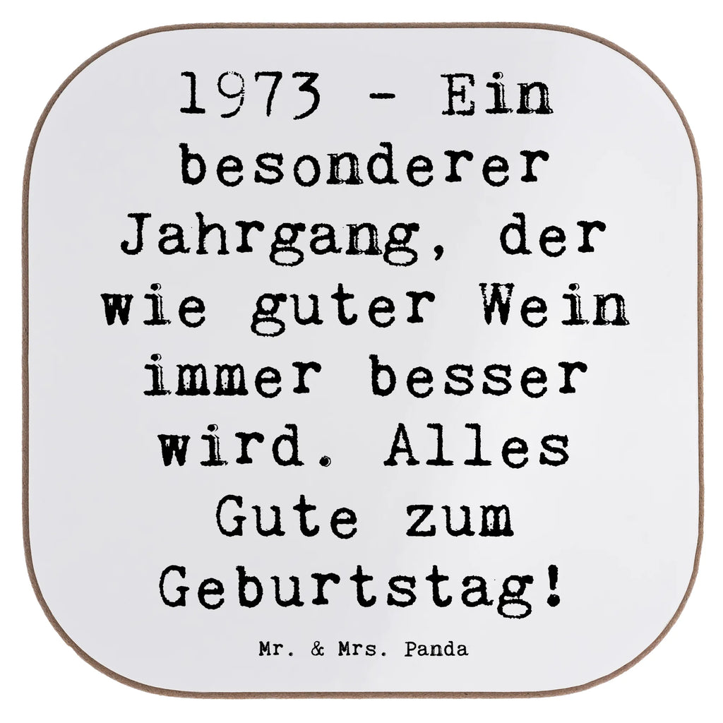 Square coaster Saying 1973 - Ein besonderer Jahrgang, der wie guter Wein immer besser wird. Alles Gute zum Geburtstag! Getränkeuntersetzer, Untersetzer, Untersetzer Design, Untersetzer aus Holz, Tassen Untersetzer, Bierdeckel, Korkuntersetzer, Untersetzer für Gläser, Holzuntersetzer, Untersetzer Holz, Glasuntersetzer, Untersetzer Gläser, Geburtstag, Geburtstagsgeschenk, Geschenk