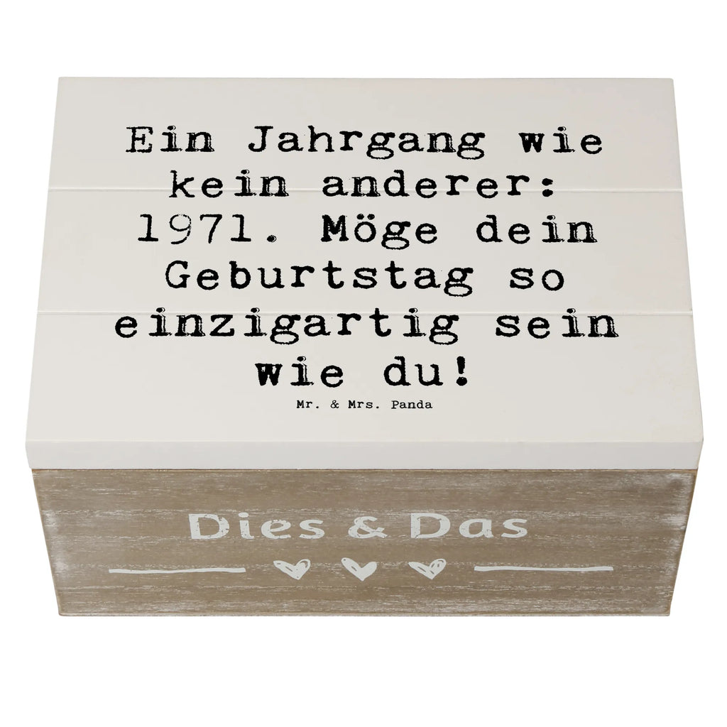 Holzkiste Spruch 1971 Geburtstag Geschenkbox, Aufbewahrungsbox, XXL, Kiste, Geschenkdose, Dekokiste, Schatulle, Erinnerungsbox, Holzkiste, Schatzkiste, Erinnerungskiste, Truhe, Geburtstag, Geburtstagsgeschenk, Geschenk
