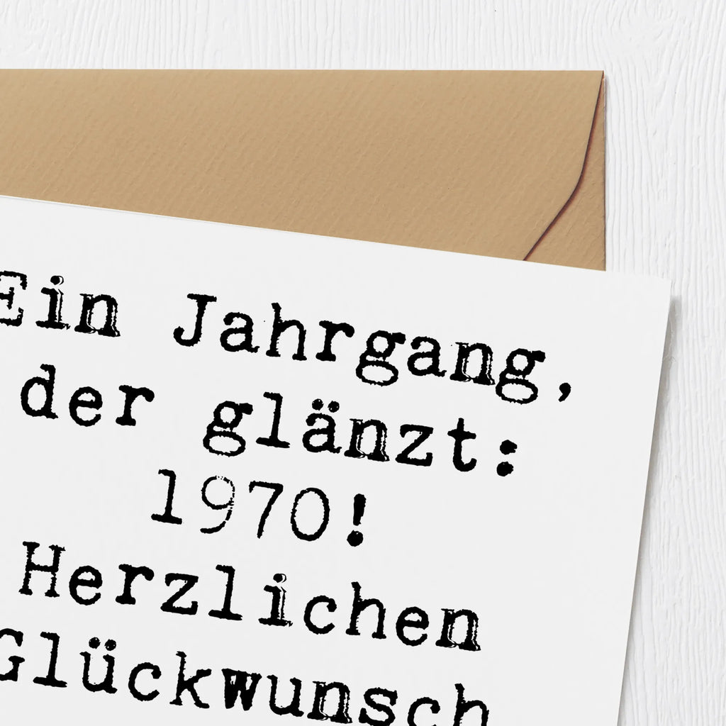 Deluxe Karte Spruch 1970 Geburtstag Einladungskarte, Klappkarte, Hochwertige Klappkarte, Glückwunschkarte, Karte, Geburtstagskarte, Hochwertige Grußkarte, Grußkarte, Hochzeitskarte, Geburtstag, Geburtstagsgeschenk, Geschenk