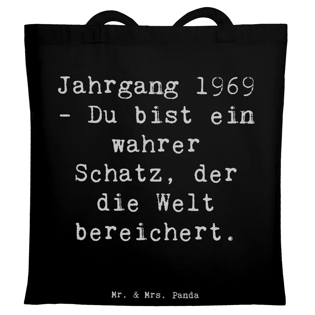 Tote bag Saying Jahrgang 1969 - Du bist ein wahrer Schatz, der die Welt bereichert. Einkaufstasche, Tragetasche, Laptoptasche, Jutebeutel, Umhängetasche, Einkaufstüte, Beuteltasche, Shopper, Stoffbeutel, Beutel, Schultertasche, Tasche, Strandtasche, Stofftasche, Badetasche, Jutetasche, Geburtstag, Geburtstagsgeschenk, Geschenk