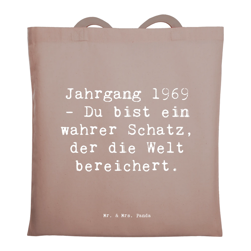 Tote bag Saying Jahrgang 1969 - Du bist ein wahrer Schatz, der die Welt bereichert. Einkaufstasche, Tragetasche, Laptoptasche, Jutebeutel, Umhängetasche, Einkaufstüte, Beuteltasche, Shopper, Stoffbeutel, Beutel, Schultertasche, Tasche, Strandtasche, Stofftasche, Badetasche, Jutetasche, Geburtstag, Geburtstagsgeschenk, Geschenk