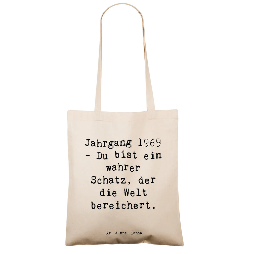 Tote bag Saying Jahrgang 1969 - Du bist ein wahrer Schatz, der die Welt bereichert. Einkaufstasche, Tragetasche, Laptoptasche, Jutebeutel, Umhängetasche, Einkaufstüte, Beuteltasche, Shopper, Stoffbeutel, Beutel, Schultertasche, Tasche, Strandtasche, Stofftasche, Badetasche, Jutetasche, Geburtstag, Geburtstagsgeschenk, Geschenk
