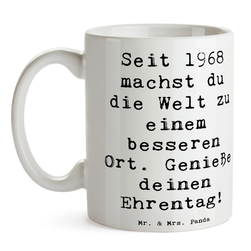 Tasse Spruch 1968 Geburtstag Tasse mit Motiven, Tasse, Bürotasse, Keramiktasse, Geschenktasse, Teetasse, Kaffeetasse, Tasse mit Zitaten, Porzellantasse, Geburtstag, Geburtstagsgeschenk, Geschenk