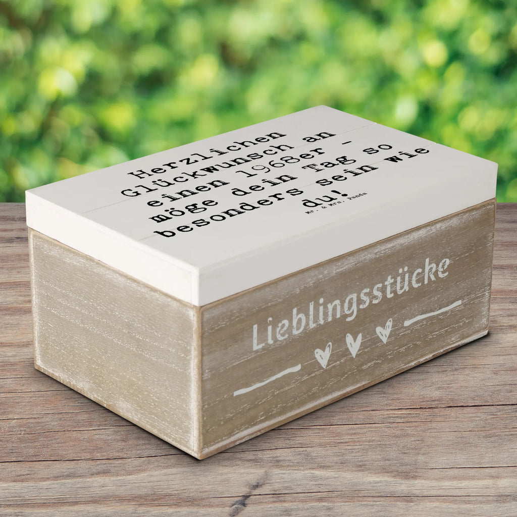 Holzkiste Spruch 1968 Geburtstag Schatzkiste, Geschenkbox, Dekokiste, Schatulle, Erinnerungsbox, Aufbewahrungsbox, Holzkiste, Erinnerungskiste, Truhe, Geschenkdose, XXL, Kiste, Geburtstag, Geburtstagsgeschenk, Geschenk