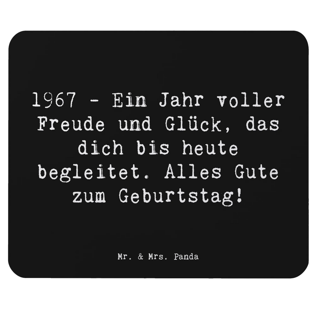 Mouse mat Saying 1967 - Ein Jahr voller Freude und Glück, das dich bis heute begleitet. Alles Gute zum Geburtstag! Computer zubehör, Mousepad, Mauspad, Mauspad Büro, Designer Mauspad, Einzigartiges Mauspad, PC Zubehör, Büroausstattung, Arbeitszimmer, Mausunterlage, Geburtstag, Geburtstagsgeschenk, Geschenk