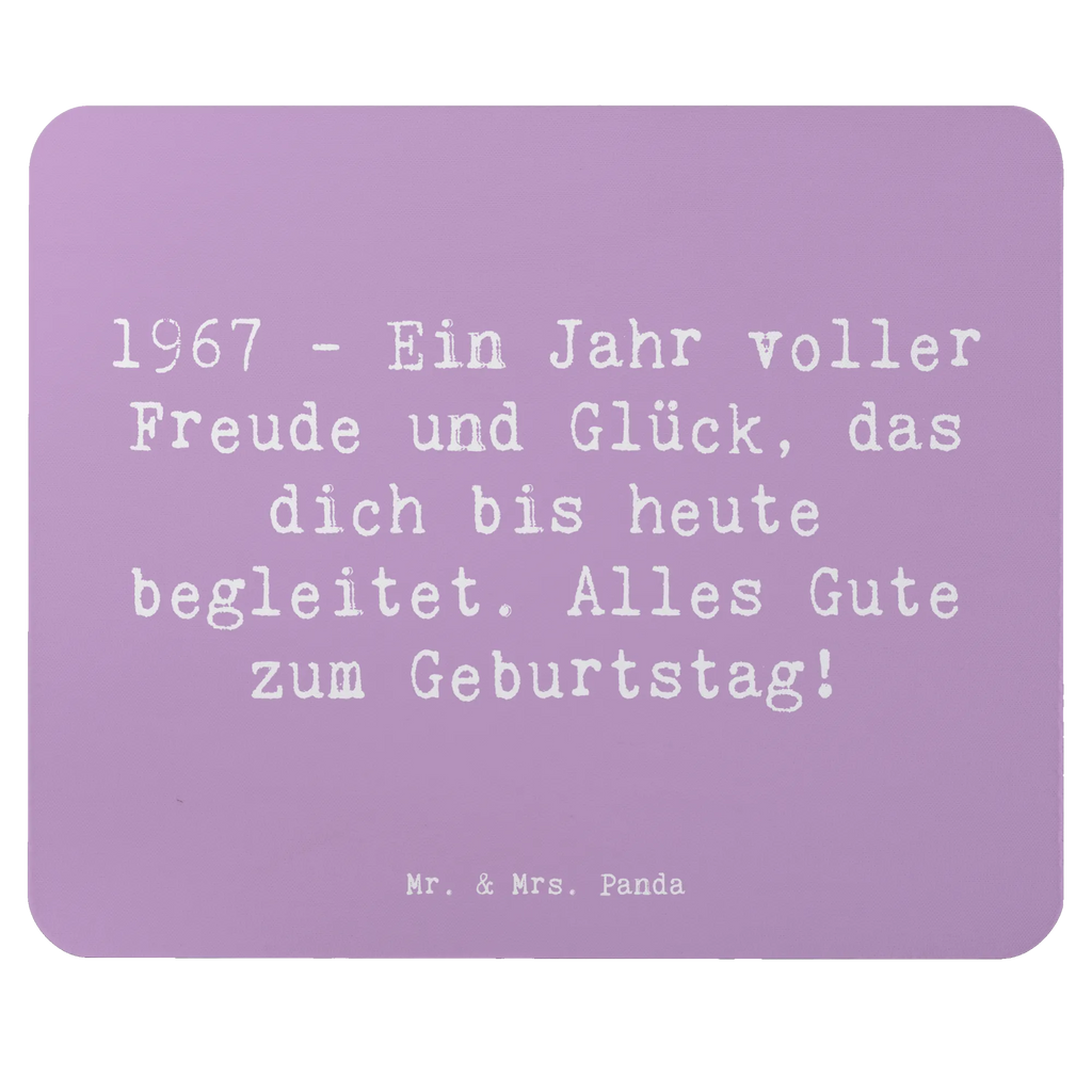 Mouse mat Saying 1967 - Ein Jahr voller Freude und Glück, das dich bis heute begleitet. Alles Gute zum Geburtstag! Computer zubehör, Mousepad, Mauspad, Mauspad Büro, Designer Mauspad, Einzigartiges Mauspad, PC Zubehör, Büroausstattung, Arbeitszimmer, Mausunterlage, Geburtstag, Geburtstagsgeschenk, Geschenk