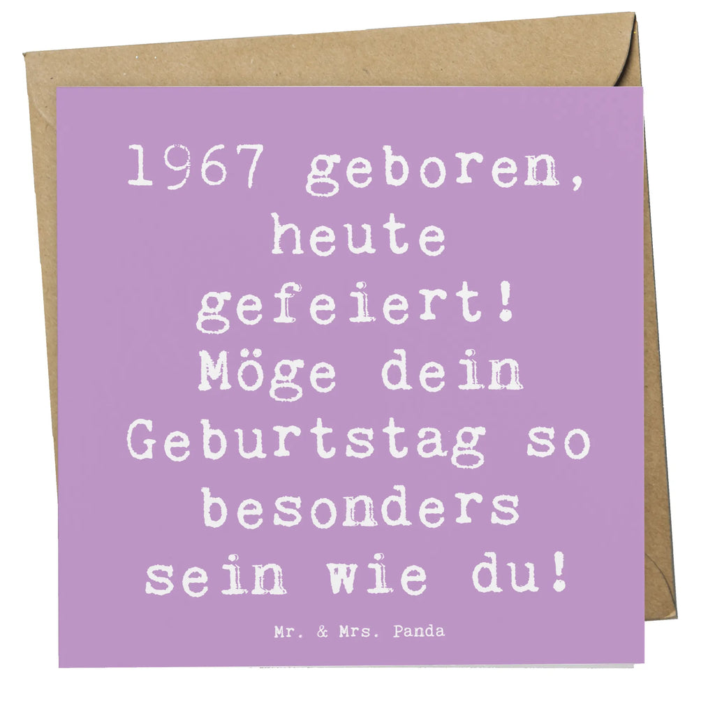 Deluxe Karte Spruch 1967 Geburtstag Karte, Glückwunschkarte, Grußkarte, Einladungskarte, Klappkarte, Hochwertige Grußkarte, Hochzeitskarte, Geburtstagskarte, Hochwertige Klappkarte, Geburtstag, Geburtstagsgeschenk, Geschenk
