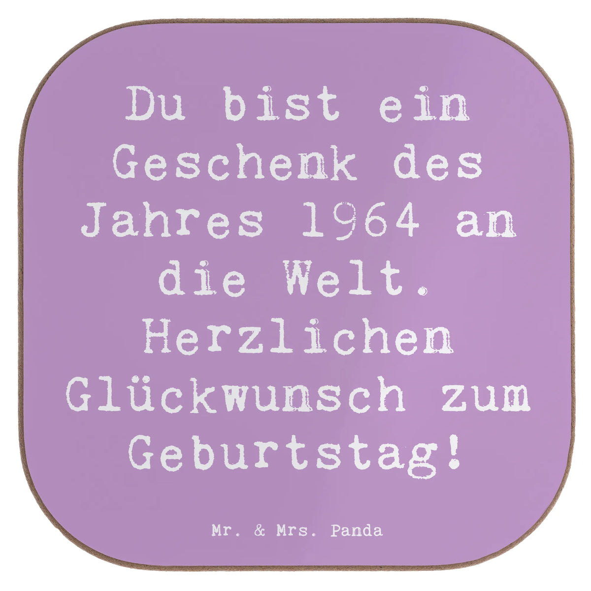 Untersetzer Spruch 1964 Geburtstag Geschenk