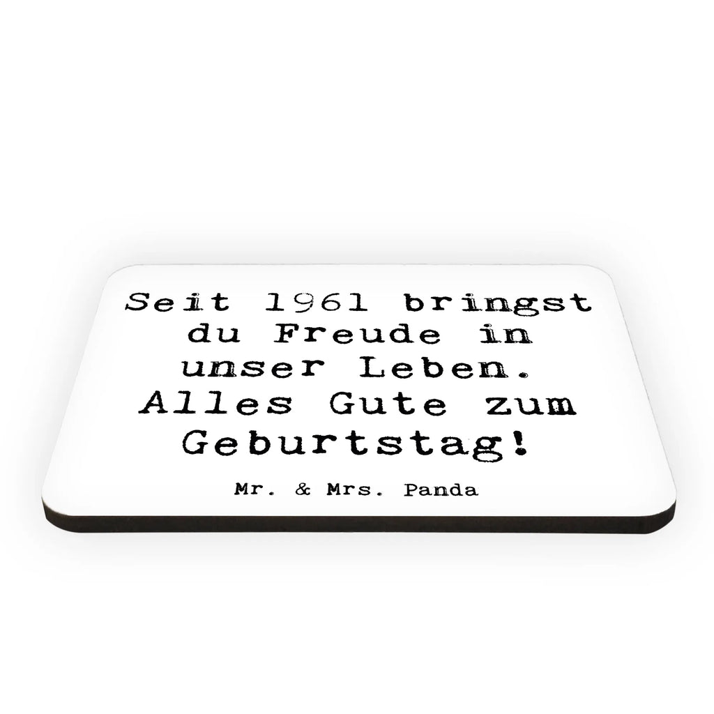Magnet Spruch 1961 Geburtstag Whiteboard Magnet, Souvenir Magnet, Kühlschrankmagnet, Motivmagnete, Pinnwandmagnet, Notiz Magnet, Dekomagnet, Kühlschrank Dekoration, Geburtstag, Geburtstagsgeschenk, Geschenk