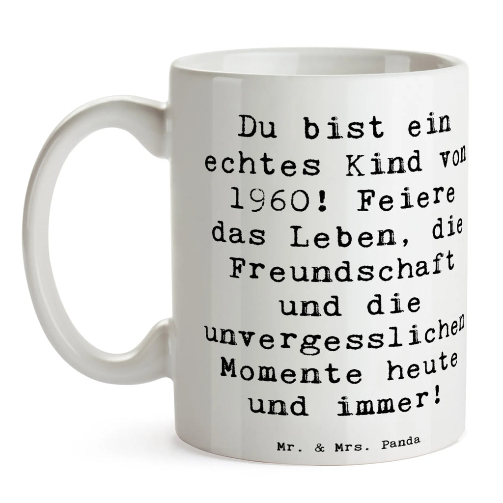 Tasse Spruch 1960 Geburtstag Kind Kaffeetasse, Tasse, Bürotasse, Porzellantasse, Tasse mit Motiven, Teetasse, Geschenktasse, Tasse mit Zitaten, Keramiktasse, Geburtstag, Geburtstagsgeschenk, Geschenk