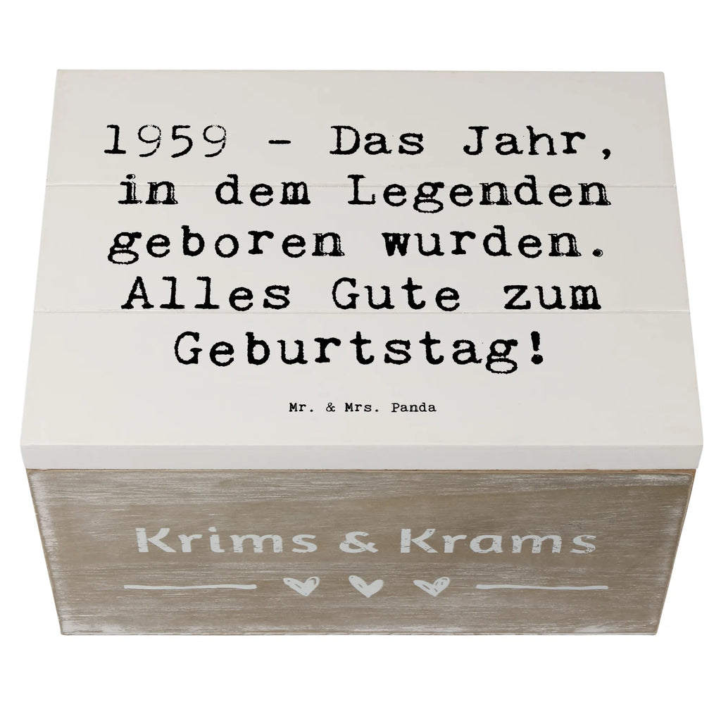 Holzkiste Spruch 1959 Geburtstag Erinnerungskiste, Holzkiste, Truhe, XXL, Schatulle, Geschenkdose, Kiste, Erinnerungsbox, Schatzkiste, Geschenkbox, Dekokiste, Aufbewahrungsbox, Geburtstag, Geburtstagsgeschenk, Geschenk