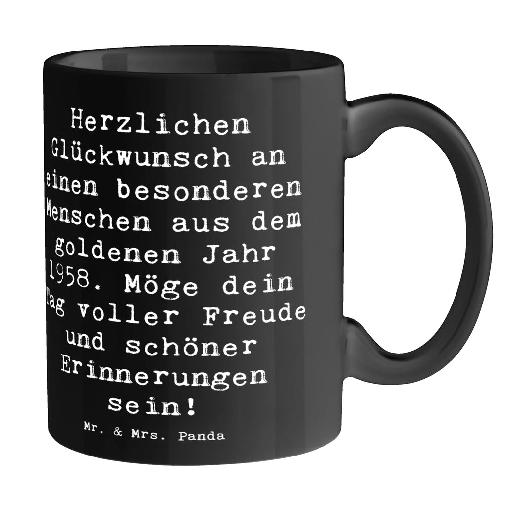 Tasse 1958 Geburtstag Tasse mit Motiven, Keramiktasse, Teetasse, Bürotasse, Geschenktasse, Tasse, Tasse mit Zitaten, Kaffeetasse, Porzellantasse, Geburtstag, Geburtstagsgeschenk, Geschenk