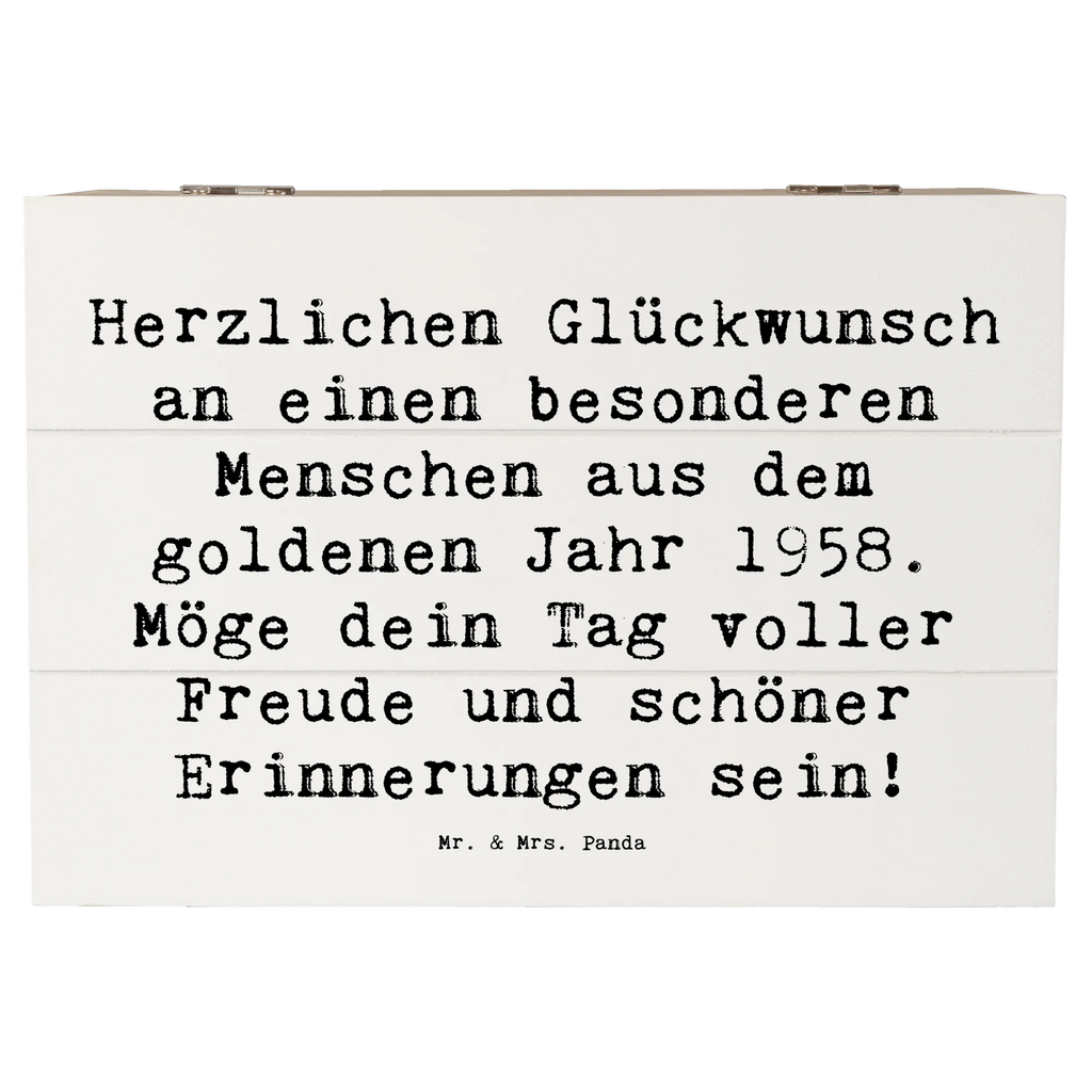 Holzkiste Spruch 1958 Geburtstag Geschenkdose, Truhe, Dekokiste, Geschenkbox, Erinnerungskiste, Erinnerungsbox, Holzkiste, Aufbewahrungsbox, Schatulle, XXL, Schatzkiste, Kiste, Geburtstag, Geburtstagsgeschenk, Geschenk