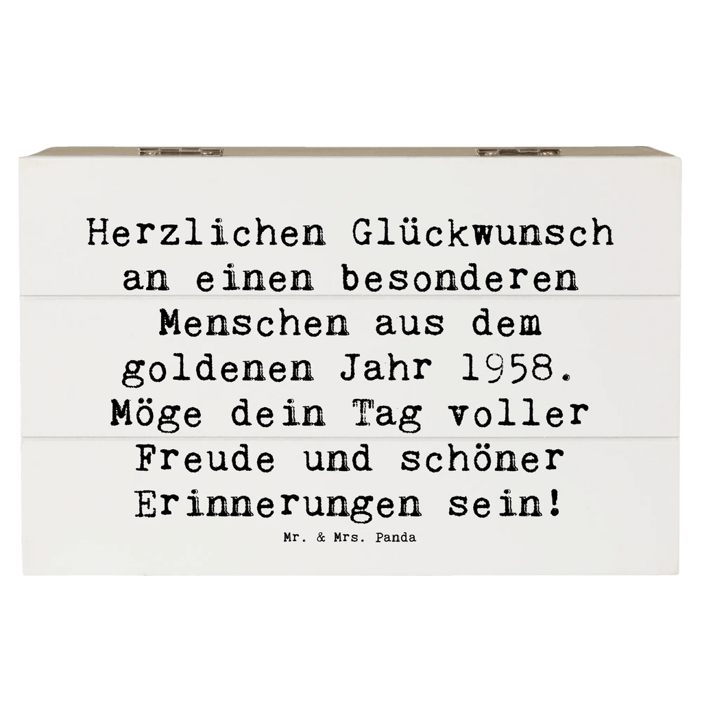 Holzkiste Spruch 1958 Geburtstag Geschenkdose, Truhe, Dekokiste, Geschenkbox, Erinnerungskiste, Erinnerungsbox, Holzkiste, Aufbewahrungsbox, Schatulle, XXL, Schatzkiste, Kiste, Geburtstag, Geburtstagsgeschenk, Geschenk