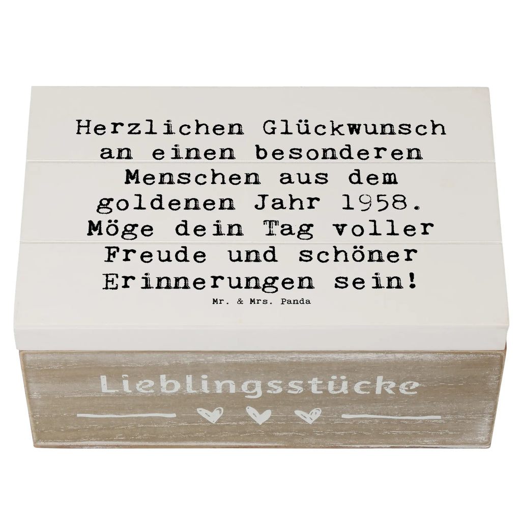 Holzkiste Spruch 1958 Geburtstag Geschenkdose, Truhe, Dekokiste, Geschenkbox, Erinnerungskiste, Erinnerungsbox, Holzkiste, Aufbewahrungsbox, Schatulle, XXL, Schatzkiste, Kiste, Geburtstag, Geburtstagsgeschenk, Geschenk
