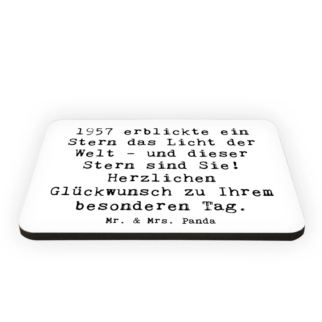 Magnet Saying 1957 erblickte ein Stern das Licht der Welt - und dieser Stern sind Sie! Herzlichen Glückwunsch zu Ihrem besonderen Tag. Kühlschrank Dekoration, Whiteboard Magnet, Motivmagnete, Souvenir Magnet, Notiz Magnet, Pinnwandmagnet, Kühlschrankmagnet, Dekomagnet, Geburtstag, Geburtstagsgeschenk, Geschenk
