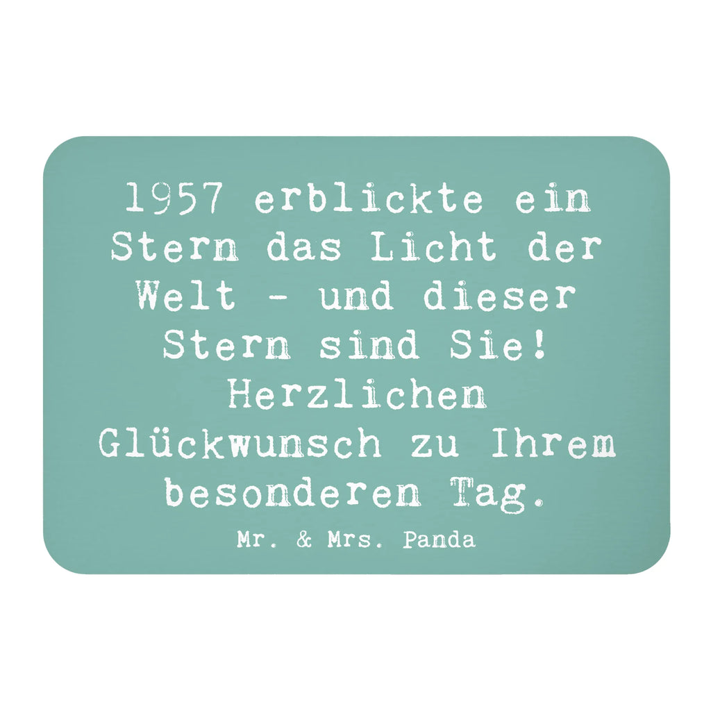 Magnet Saying 1957 erblickte ein Stern das Licht der Welt - und dieser Stern sind Sie! Herzlichen Glückwunsch zu Ihrem besonderen Tag. Kühlschrank Dekoration, Whiteboard Magnet, Motivmagnete, Souvenir Magnet, Notiz Magnet, Pinnwandmagnet, Kühlschrankmagnet, Dekomagnet, Geburtstag, Geburtstagsgeschenk, Geschenk