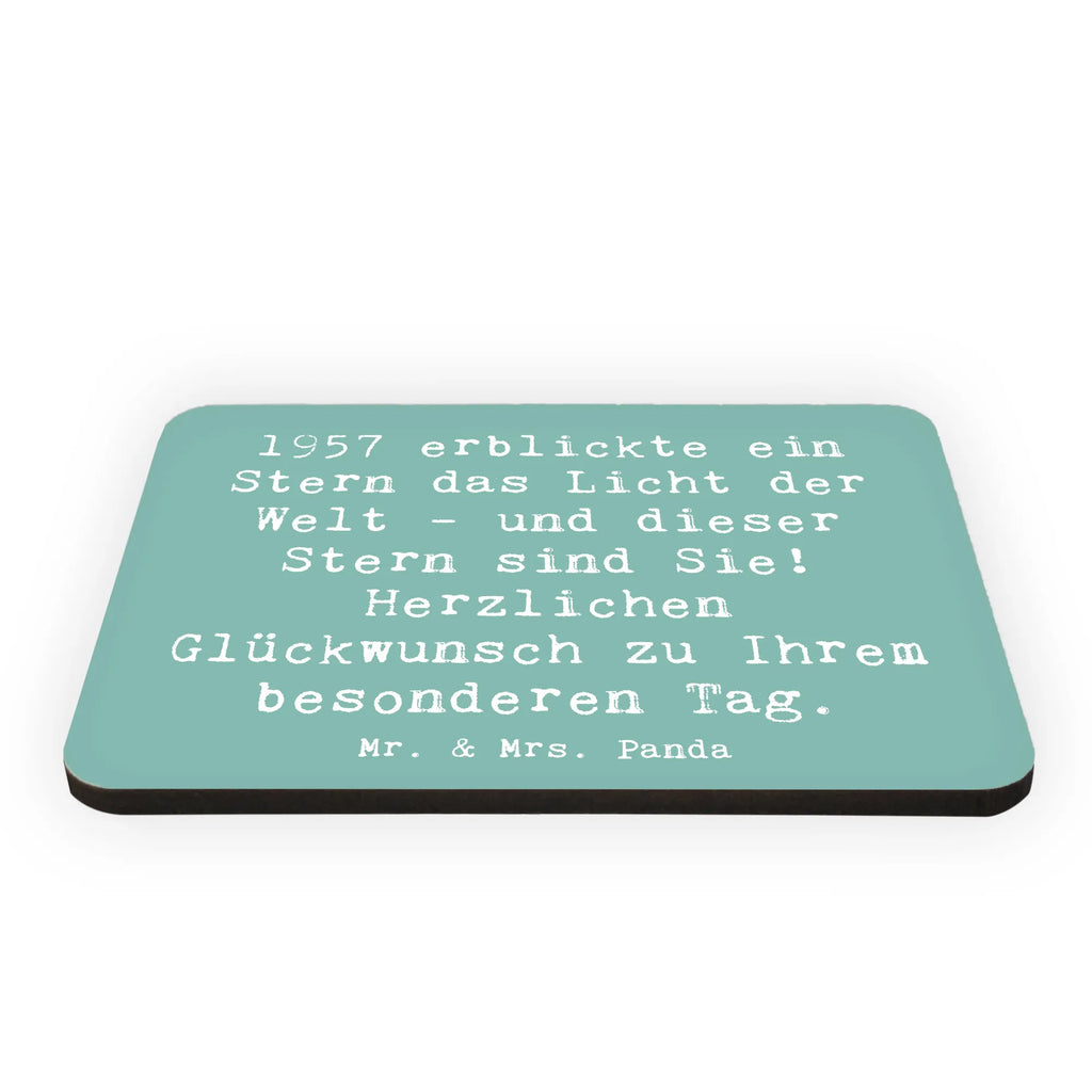 Magnet Saying 1957 erblickte ein Stern das Licht der Welt - und dieser Stern sind Sie! Herzlichen Glückwunsch zu Ihrem besonderen Tag. Kühlschrank Dekoration, Whiteboard Magnet, Motivmagnete, Souvenir Magnet, Notiz Magnet, Pinnwandmagnet, Kühlschrankmagnet, Dekomagnet, Geburtstag, Geburtstagsgeschenk, Geschenk