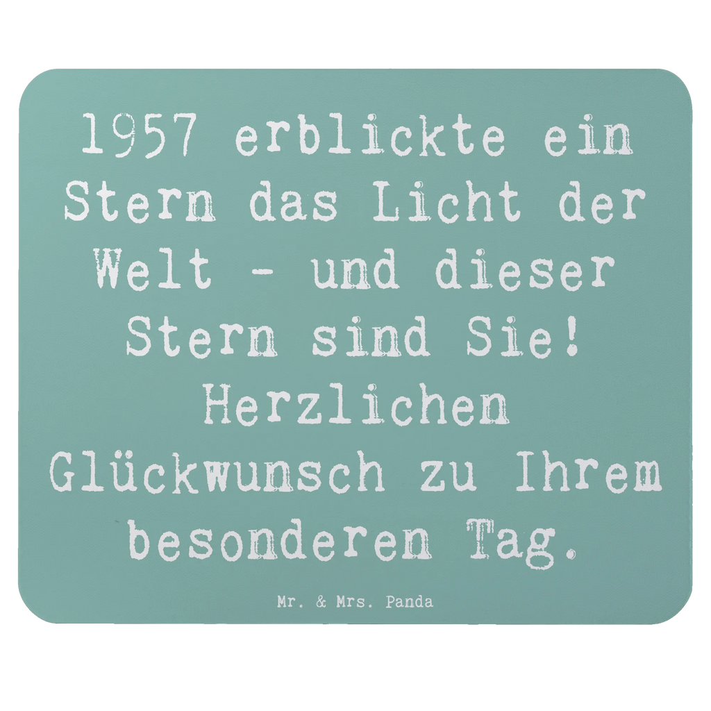 Mauspad Spruch 1957 Geburtstag Stern Mousepad, Mausunterlage, Mauspad, Mauspad Büro, Arbeitszimmer, PC Zubehör, Computer zubehör, Büroausstattung, Einzigartiges Mauspad, Designer Mauspad, Geburtstag, Geburtstagsgeschenk, Geschenk